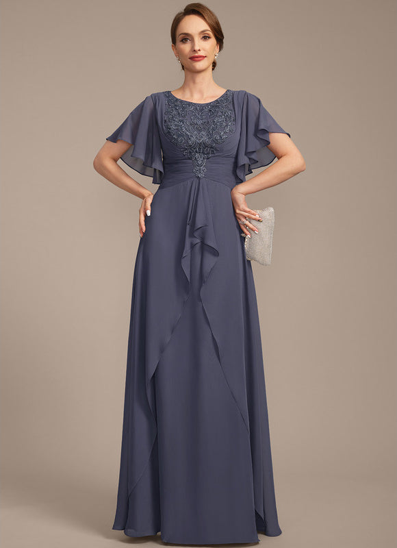 Robe Cérémonie Mousseline Sombre - gallery 3