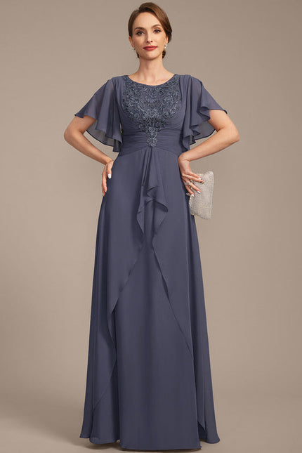 Robe Cérémonie Mousseline Sombre - gallery 3