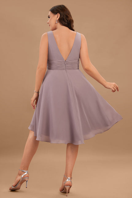 Robe Cérémonie Fluide Marine Élégante - gallery 7