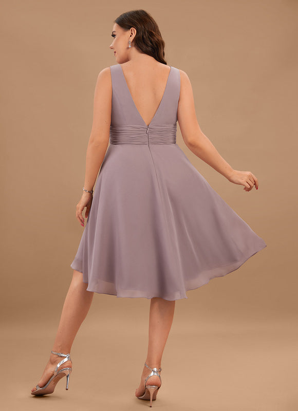 Robe Cérémonie Fluide Marine Élégante - gallery 7