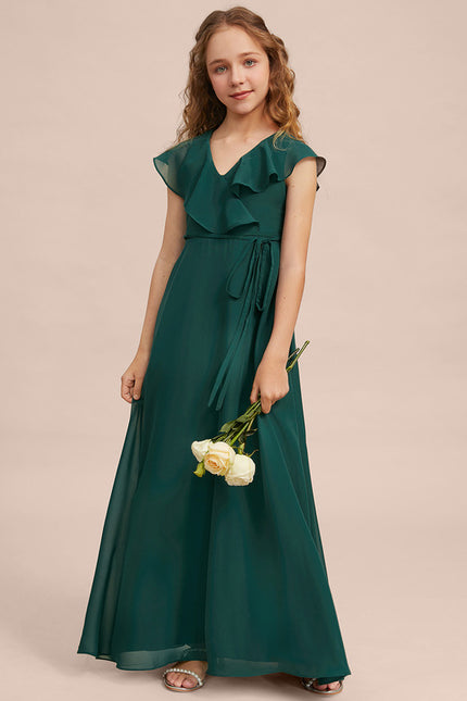 Robe Cérémonie Longue Vert Deau