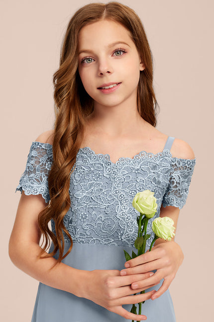 Robe Cérémonie Bleu Céleste Éthéré - gallery 7