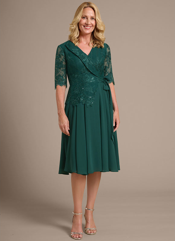 Robe Ceremonie Manches Longues