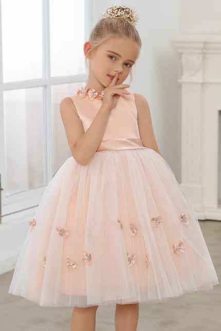 Robe Cérémonie Satinée Florale