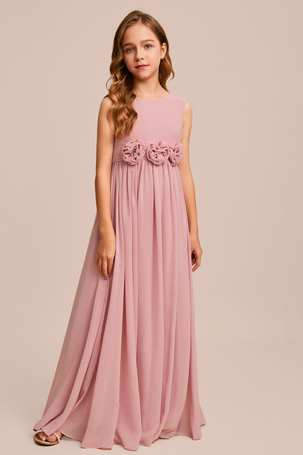 Robe Cérémonie Élégance Florale Rêveuse - gallery 4