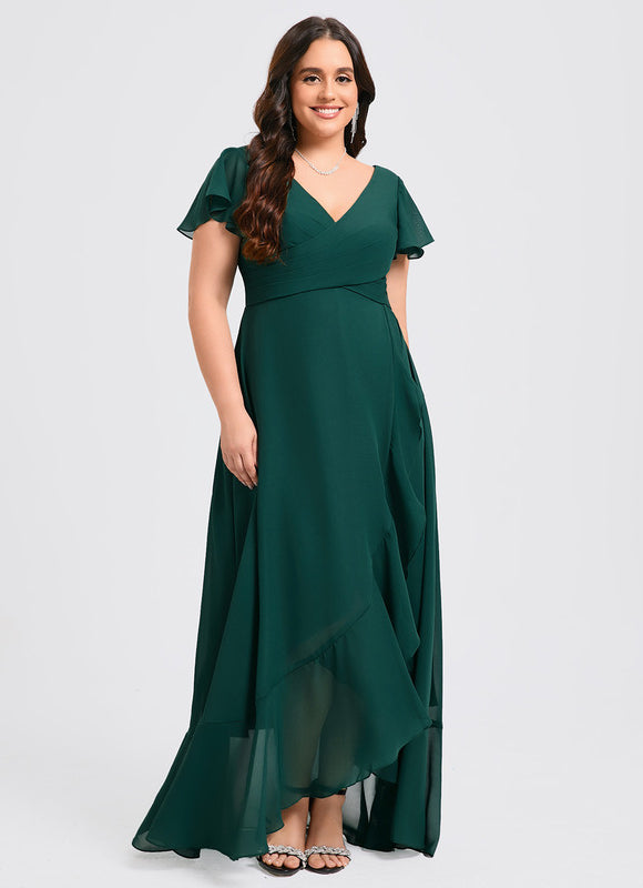 Robe Cérémonie Fluide Marine Élégante - gallery 9