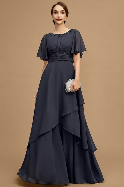Robe Cérémonie Élégance Tissée