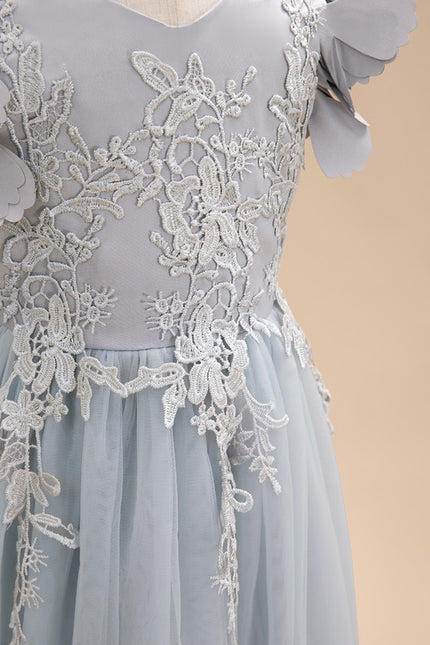 Robe Cérémonie Tulle Satinée - gallery 7