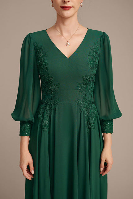 Robe Cérémonie Élégante Dentelle - gallery 6