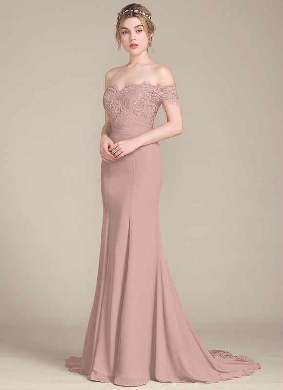 Robe Cérémonie Sophistiquée Mousseline - gallery 4