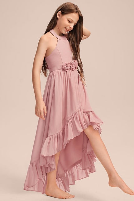 Robe Cérémonie Junior Rosée - gallery 4