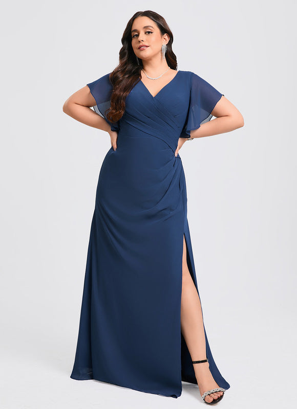 Robe Cérémonie Longue Volants Rose - gallery 9