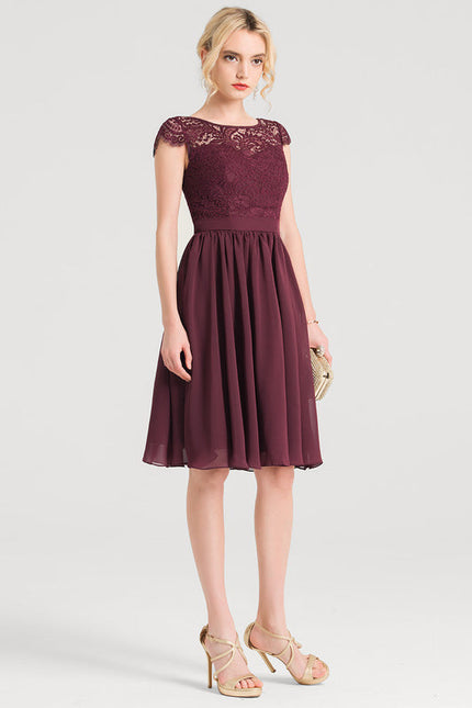 Robe Cérémonie Violet Élégant - gallery 1