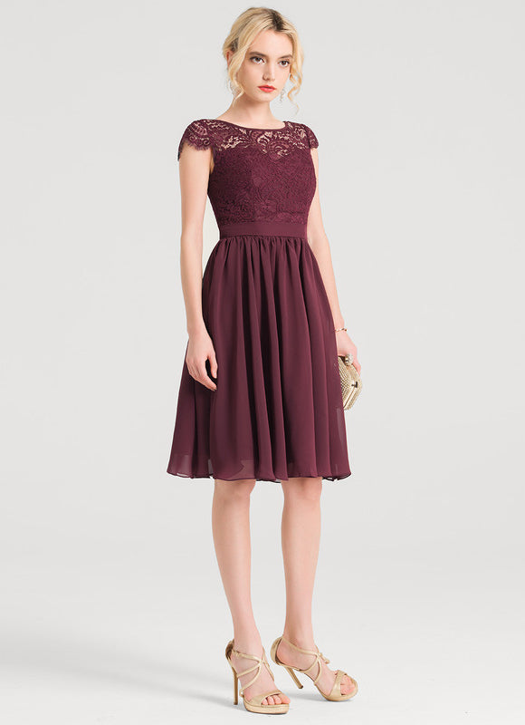 Robe Cérémonie Violet Élégant - gallery 1