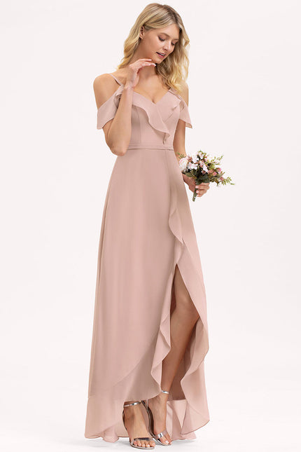 Robe Cérémonie Fluide Marine Élégante - gallery 2