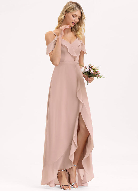 Robe Cérémonie Fluide Marine Élégante - gallery 2