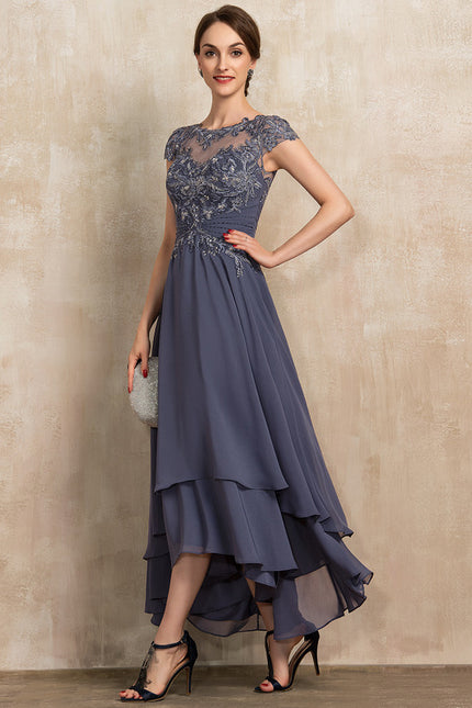 Robe Cérémonie Grise Délicate - gallery 2
