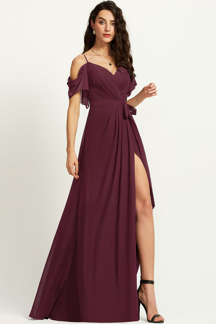 Robe Cérémonie Longue Volants Rose - gallery 1