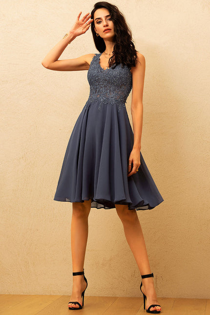 Robe Cérémonie Chiffon Brodée - gallery 5