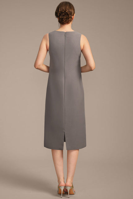 Robe Cérémonie Grise Élégante - gallery 8