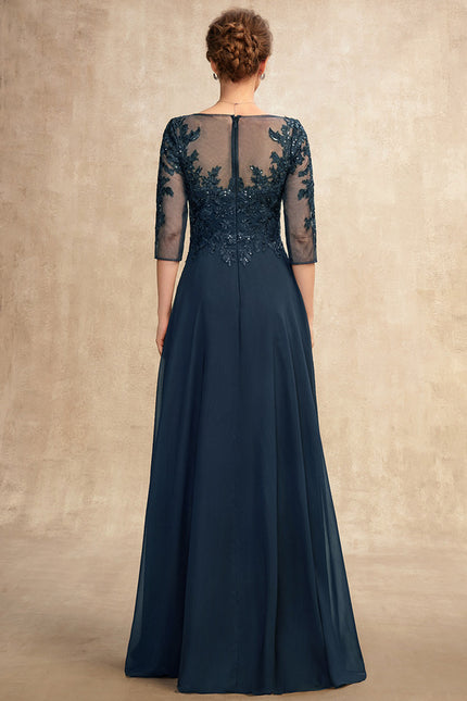 Robe Cérémonie Longue Bleu Royal - gallery 3