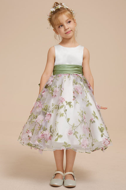 Robe Cérémonie Fleur De Satin