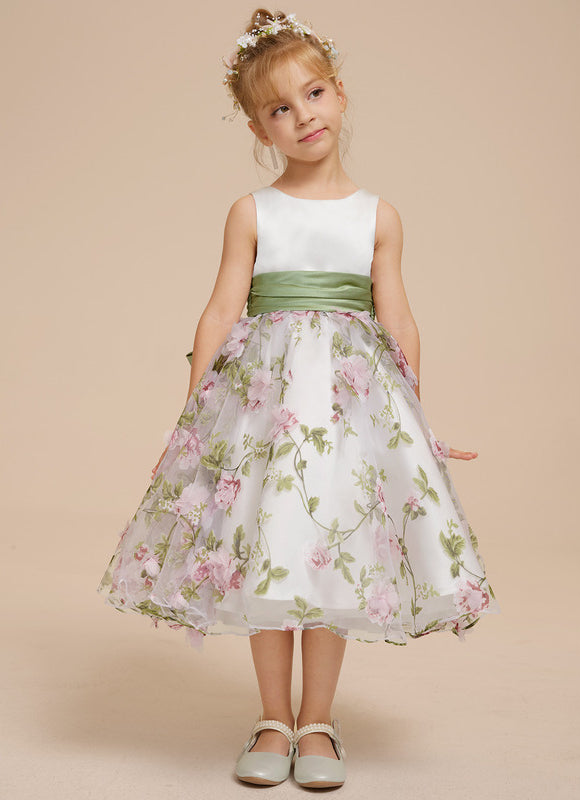 Robe Cérémonie Fleur De Satin
