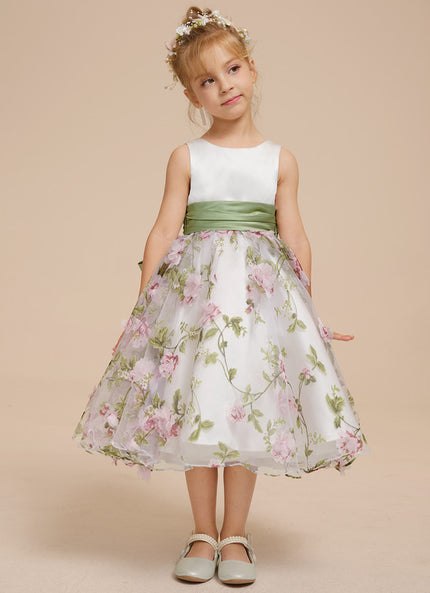 Robe Cérémonie Fleur De Satin