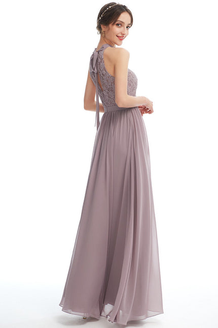 Robe Cérémonie Drapé Lavande - gallery 6