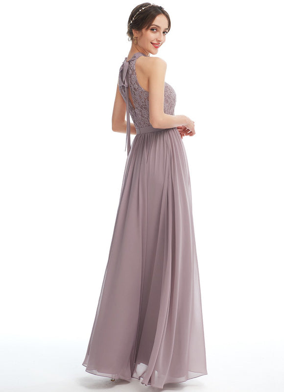 Robe Cérémonie Drapé Lavande - gallery 6