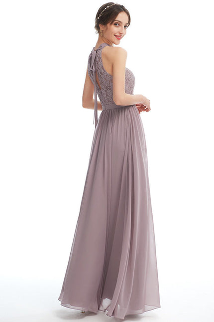 Robe Cérémonie Drapé Lavande - gallery 6