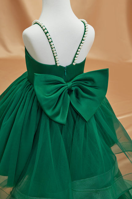 Robe Cérémonie Tulle Vert Émeraude - gallery 6