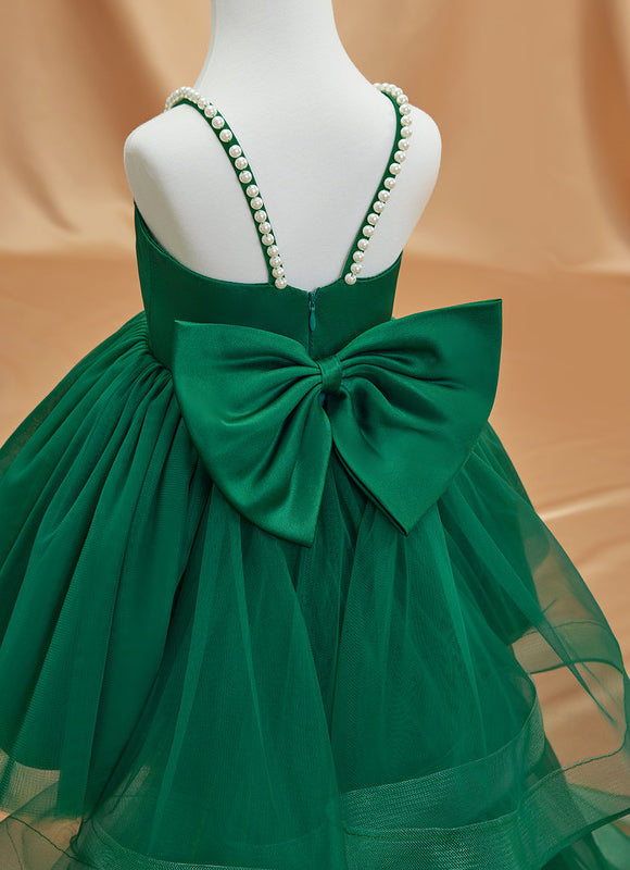Robe Cérémonie Tulle Vert Émeraude - gallery 6
