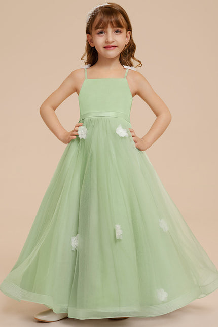 Robe Cérémonie Verte Éthérée