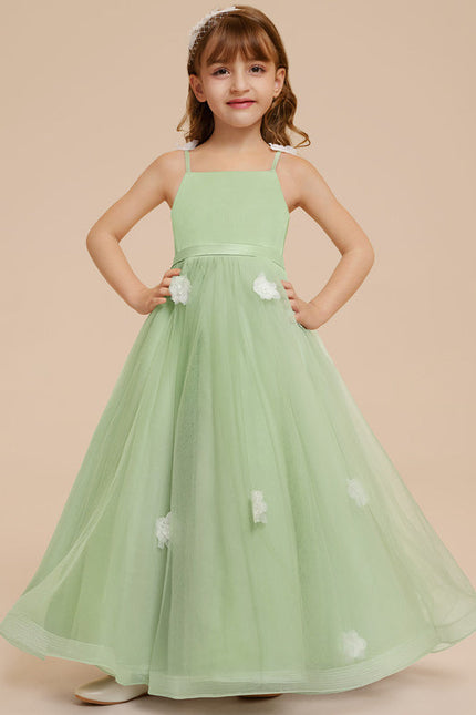 Robe Cérémonie Verte Éthérée