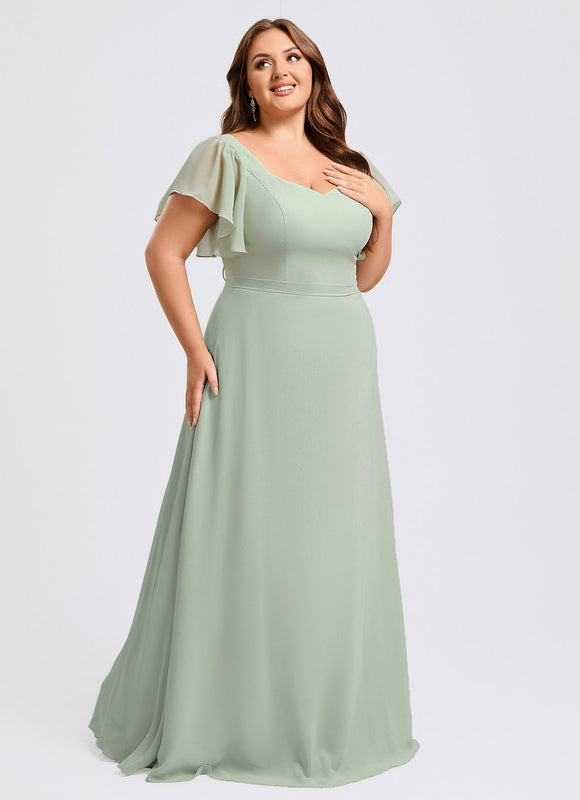 Robe Cérémonie Longue Volants Rose - gallery 9