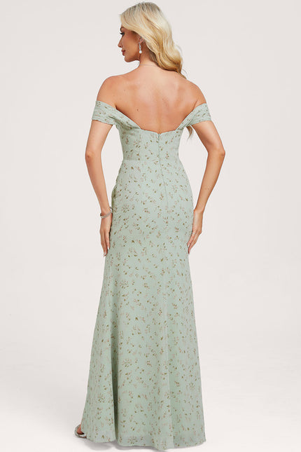 Robe Cérémonie Élégante À Décolleté - gallery 4