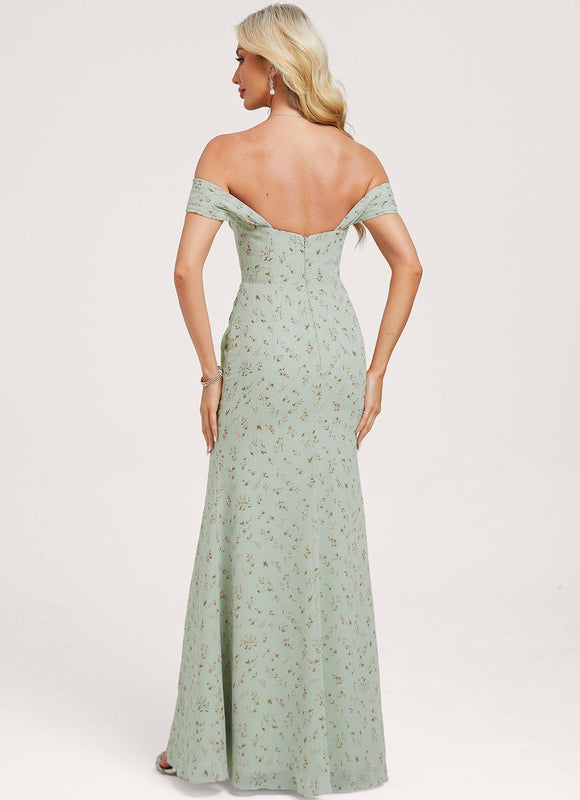 Robe Cérémonie Élégante À Décolleté - gallery 4