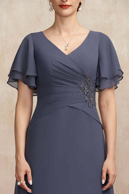 Robe Cérémonie Violette Fluide - gallery 5