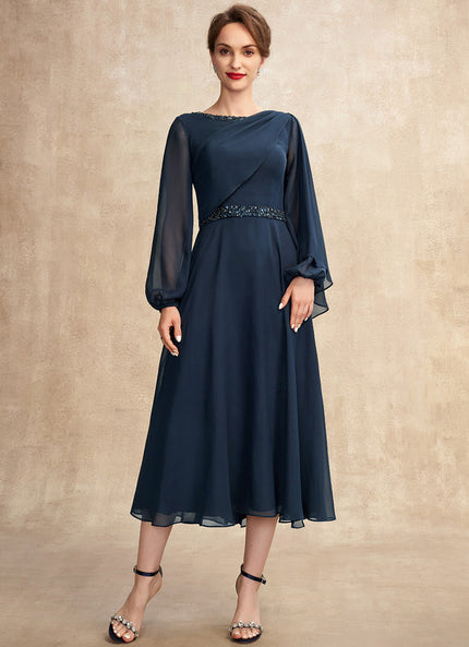 Robe Cérémonie Chic Colonne Nuit