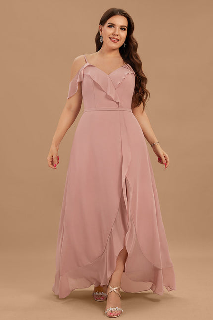 Robe Cérémonie Fluide Marine Élégante - gallery 4