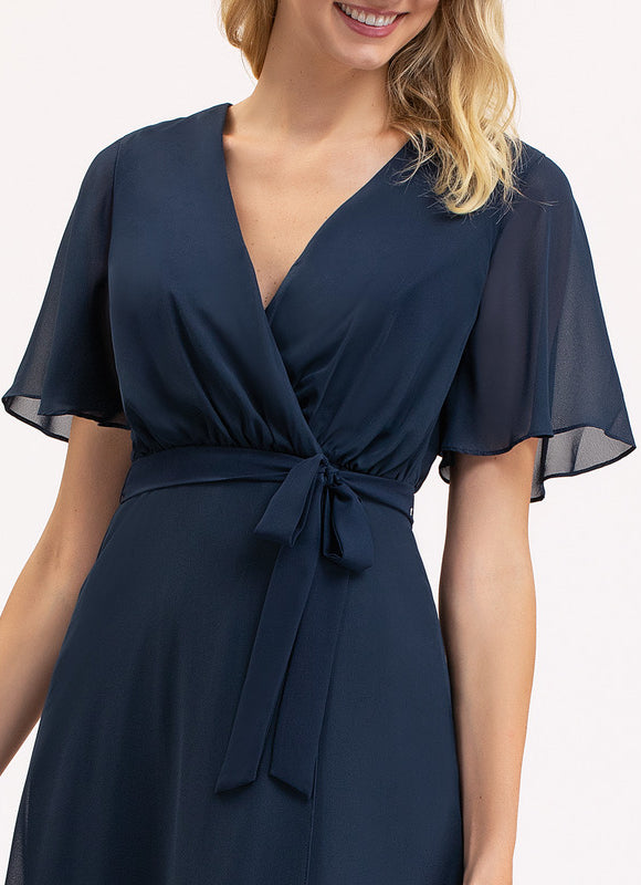 Robe Cérémonie Élégance Marine Évasée - gallery 4