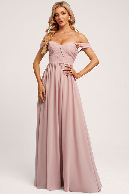 Robe Cérémonie Rose Fluide