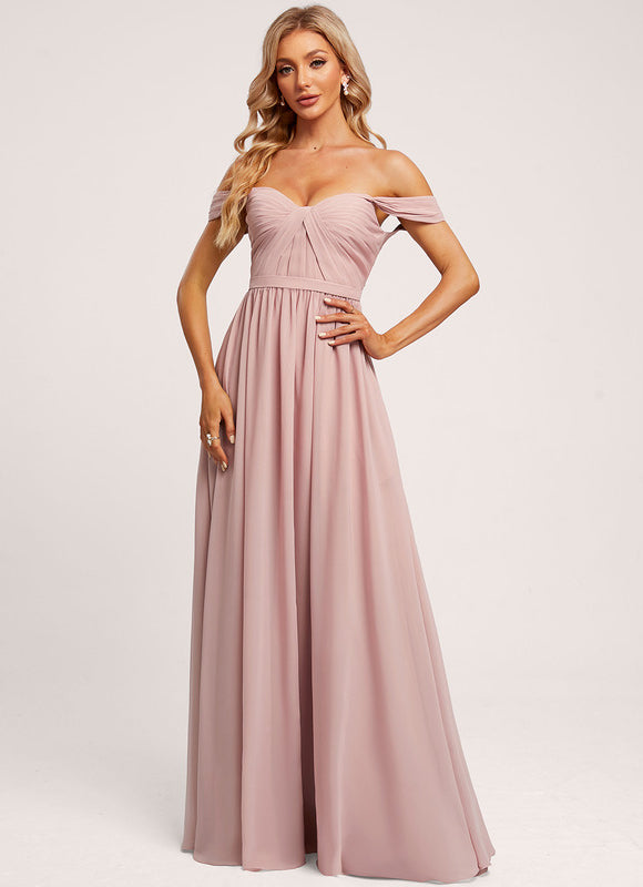 Robe Cérémonie Rose Fluide