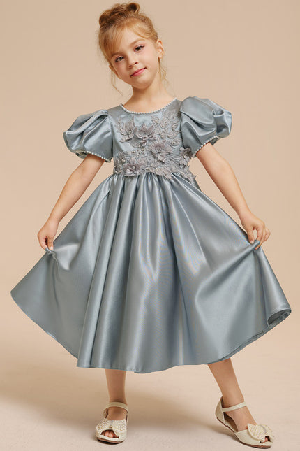 Robe Cérémonie Satinée Enfantine - gallery 9