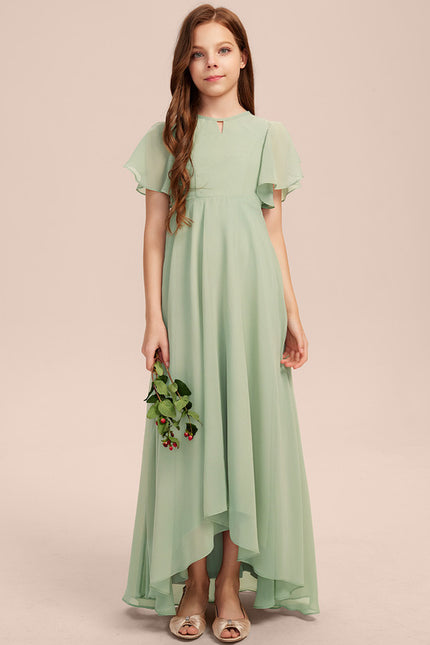 Robe Cérémonie Mousseline Marine - gallery 2