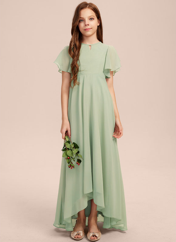 Robe Cérémonie Mousseline Marine - gallery 2