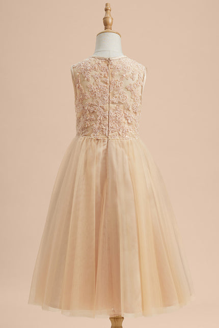 Robe Cérémonie Lueur De Pêche - gallery 5