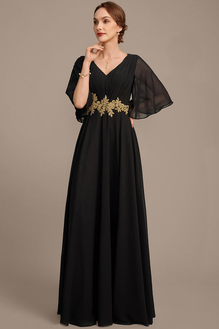 Robe Cérémonie Élégante Appliquée - gallery 3