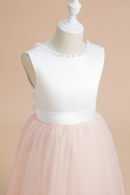 Robe Cérémonie Fille Tulle Satin - gallery 3